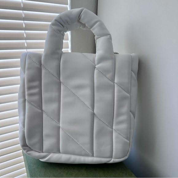 ZARA BRIGHT WHITE PUFFY CROSSBODY BAG - Picture 3 of 4